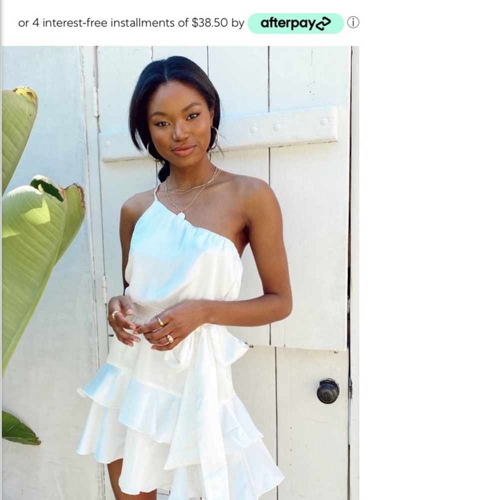 Show Me Your Mumu Superstar Ruffle Mini Dress